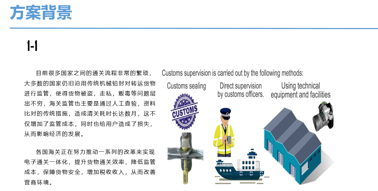 海关在途资产监管管理方案