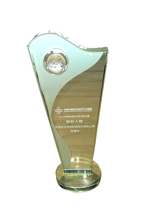 公司总裁柯建东荣获中国传感器与物联网产业联盟“2020感知领航优秀项目征集标杆人